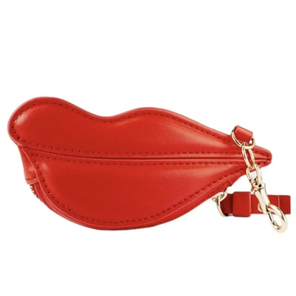 DVF for Target Diane Von Furstenberg RED LIPS COIN POUCH purse Accessory Viral - Picture 2 of 4